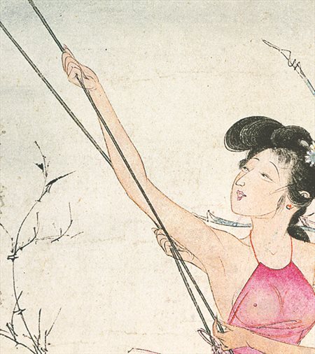 桦川-胡也佛的仕女画和最知名的金瓶梅秘戏图